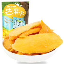 ileven 坚果食光 蜜饯果干 休闲零食小吃 水果干 芒果干138g/袋 *10件