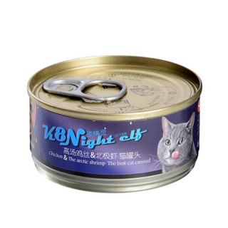 麻瓜MUGGLES 宠物猫粮湿粮K8鸡肉北极虾味猫罐头80g