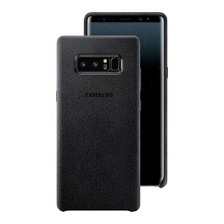 三星（SAMSUNG）Note8原装手机壳/欧缔兰保护壳/Alcantara保护套 绒面后壳 黑色