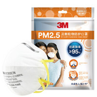 3M 儿童口罩KN95 8130S 流感防病毒 防雾霾粉尘pm2.5 防护口罩 头戴式 2只装
