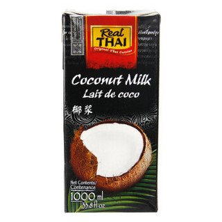 Real THAI 丽尔泰 泰国进口 丽尔泰 椰浆 泰国风味  浓椰浆 利乐砖 1000ml