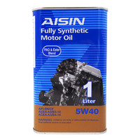 爱信（AISIN）金装PAO&酯类全合成机油5W40 SN/CF级 1L