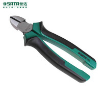 世达（SATA） 省力型斜口钳8寸双色柄斜嘴钳72303 现货