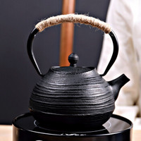 领艺 铁壶 手工铸铁烧水煮茶壶 大容量泡茶壶 南音语阁铸铁壶