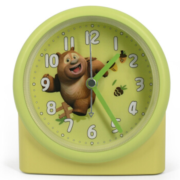 商品txl闹钟 熊出没儿童闹钟卡通宝宝可爱静音钟个性学生熊熊乐园熊二