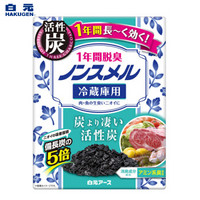 京东PLUS会员： 白元 进口冰箱除味剂 室用脱臭剂25g  *6件