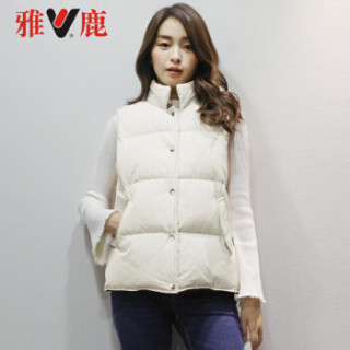 雅鹿 轻型羽绒系列 秋冬装时尚轻盈修身保暖休闲女装羽绒马甲韩版女装外套 YS6101560