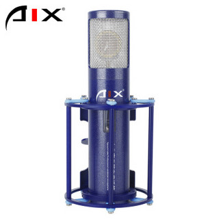 AIX RC-X7 专业录音电容麦克风 主播网络录音K歌直播设备话筒 极光蓝