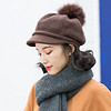 677888 帽子女冬季韩版加绒毛线帽可爱学生冬天时尚保暖针织帽