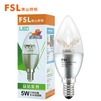 FSL/佛山照明 LED灯泡 LED灯泡E14 5W 白光