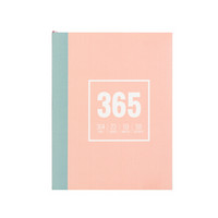 趁早主题365生命倒计时手册 空白创意图画手绘本日记笔记本手帐-粉色