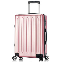 B.L.B.L 贝尔贝拉 拉杆箱 万向轮24英寸男女登机行李箱时尚轻盈旅行箱  玫瑰金