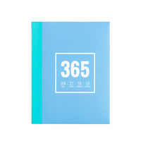 趁早主题365生命倒计时手册 空白创意图画手绘本日记笔记本手帐-蓝色