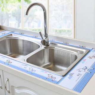 Foojo 自粘厨房水槽贴洗漱台墙角防水条防油贴纸a款8 140cm 12 140cm各一条 报价价格评测怎么样 什么值得买