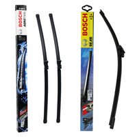 博世(BOSCH)雨刮器/雨刷片比利时进口神翼无骨前窗后窗套装 大众途安04-15款