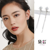 黛若无耳洞耳夹女款流苏气质长款耳坠简约森系韩国无痛耳环超仙小众耳饰冷淡风送女友闺蜜情侣情人节520礼物