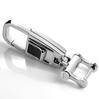 迪加伦 汽车钥匙扣 男士 金属 车用钥匙扣 挂件 环圈 遥控钥匙链 通用型 C046