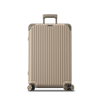 RIMOWA TOPAS TITANIUM MULTIWHEEL ELECTRONIC TAG系列拉杆箱旅行箱 924.70.03.5  钛金色 28寸