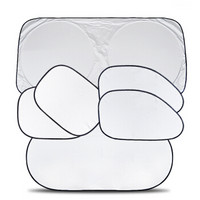 传枫CF 全车 防晒套装 遮阳挡套装 侧挡+前后挡 6件套 银色涂银布