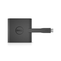 戴尔(DELL)DA200 移动转换适配器 USB-C转HDMI/VGA/以太网/USB 京东自营