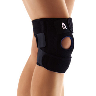 AQ护膝男女可调节髌骨健身运动护具3753F单只装   均码