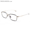 MASUNAGA增永眼镜男女复古全框眼镜架配镜近视光学镜架LEX #11 金框金腿
