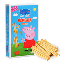 小猪佩奇 Peppa Pig 棒棒饼干 番茄味 宝宝零食糖果饼干 手指 磨牙饼干 盒内礼品装 48g/盒