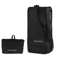 CROSSGEAR 旅行包 男女轻便可折叠超轻多功能行李包单肩斜挎双肩旅游背包旅行袋 皮肤包 CR-0906 黑色