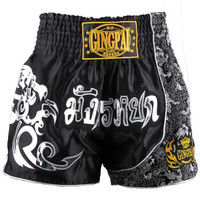 竞派泰拳短裤男女散打拳击格斗服装UFC MMA格斗搏击训练专业比赛短裤