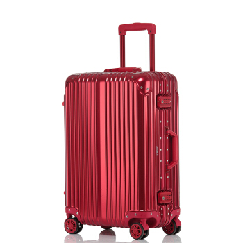 FUKO 福客 双杆飞机轮拉杆箱旅行箱托运箱 TM8018-245 红色 24英寸