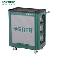 世达(SATA) 网式工具车抽屉工具车铁皮手推车工具柜零件车汽修工具车箱 95111 现货