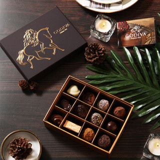 GODIVA 歌帝梵 2000294 双享经典巧克力礼盒  混合口味 155g 盒装