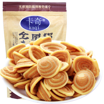 卡奇休闲零食全麦黑糖猫耳朵锅巴薯片特产小吃240g19件