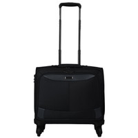 Handry 亨得利 万向轮拉杆箱16英寸商务休闲电脑箱 多功能男女出差旅行箱登机箱 8223-16 黑色