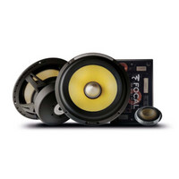 FOCAL 汽车音响6.5英寸套装二分频喇叭 ES165KX2 （高音一对，中低音一对，分频器一对）