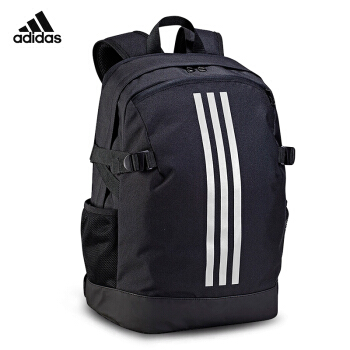 阿迪达斯adidas 运动背包 羽毛球包 旅游休闲电脑双肩包 (送运动袜3双) BR5864 黑色 31L*46H*13W