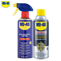 WD-40 门窗轨道润滑、清洁保养套装（矽质润滑剂x1 440毫升x1) wd40