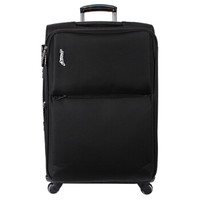 Handry 亨得利 万向轮拉杆箱26英寸商务休闲旅行箱 大容量男女出差行李箱托运箱 8168-26 黑色