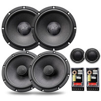 Rondo 汽车音响改装SR650+SR650C 喇叭套装6.5英寸套装扬声器车载汽车音响包含高音头 建议配功放