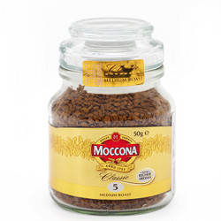 Moccona 摩可纳 经典中度烘焙冻干速溶黑咖啡 50g *2件