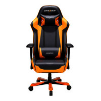 迪锐克斯（DXRACER）K00电脑椅子 电竞椅人体工学椅办公椅会议椅主播游戏椅升降椅大号 黑橘