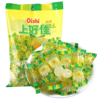 oishi上好佳水果硬糖冰柠檬味500g袋装