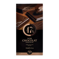 LIGNIA 利妮雅 非凡47%可可海盐味黑巧克力 100g 盒装