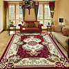 丽家地毯 中式古典手工客厅茶几卧室餐厅沙发地毯 锦绣2256R 80*120cm