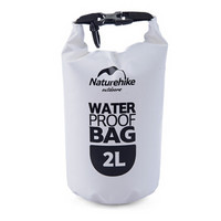 挪客Naturehike 户外运动 收纳用品手机衣物品防水游泳包漂流袋 2L 白色