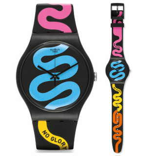 SWATCH 斯沃琪 SUOB108 中性石英手表