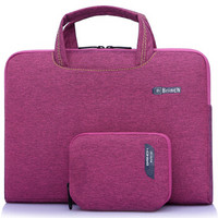 英制（BRINCH） 电脑包 13寸苹果联想华硕戴尔超薄手提笔记本电脑包赠电源收纳包BW-208 紫色