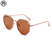 木九十 SM1740086 2018年新款 男女同款多边形板材金属复古太阳镜 C07