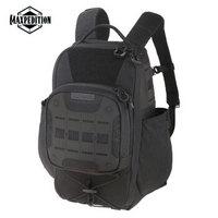 MAXPEDITION 美马 户外军迷装备多功能登山包 电脑包 休闲运动双肩背包含侧水壶袋 LTHBLK黑色