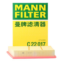 曼牌滤清器 曼牌（MANNFILTER）空气滤清器空气滤芯C22017华晨宝马118i120i220i218i/新X1/新MINI